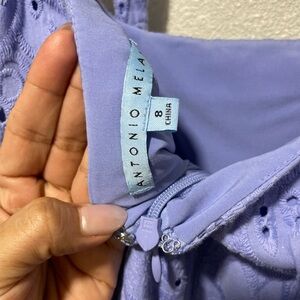 ANTONIO MELANI Light Purple Lace Dress